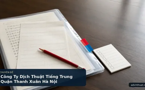 Công Ty Dịch Thuật Tiếng Trung Quận Thanh Xuân Hà Nội
