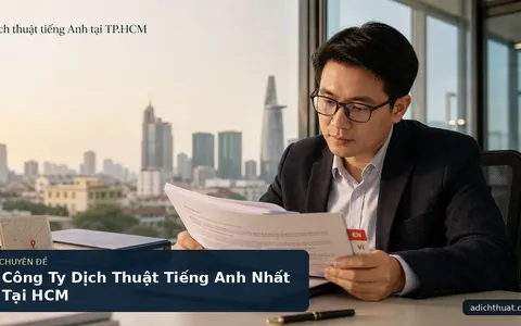 Công Ty Dịch Thuật Tiếng Anh Nhất Tại HCM