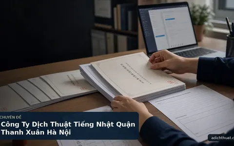 Công Ty Dịch Thuật Tiếng Nhật Quận Thanh Xuân Hà Nội