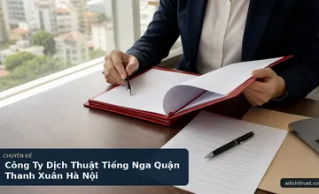 Công Ty Dịch Thuật Tiếng Nga Quận Thanh Xuân Hà Nội