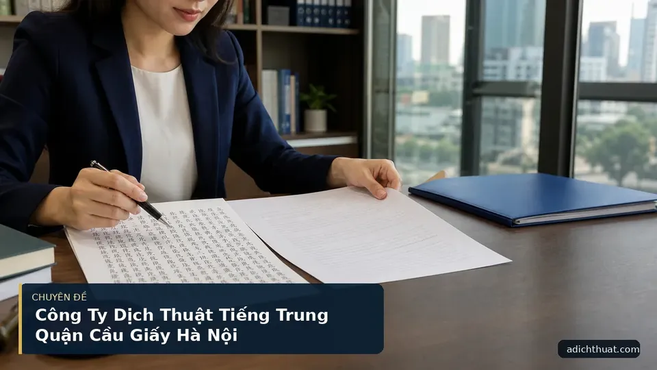 Công Ty Dịch Thuật Tiếng Trung Quận Cầu Giấy Hà Nội