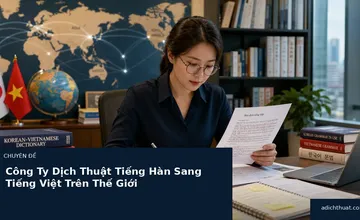 Công Ty Dịch Thuật Tiếng Hàn Sang Tiếng Việt Trên Thế Giới