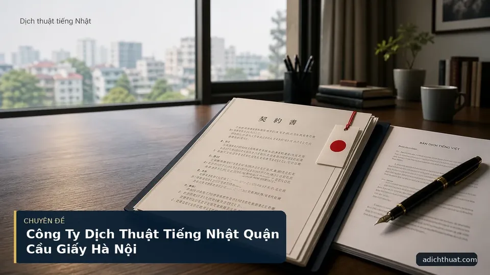 Công Ty Dịch Thuật Tiếng Nhật Quận Cầu Giấy Hà Nội