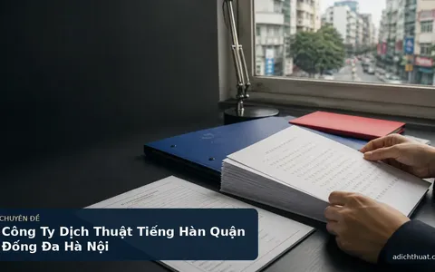 Công Ty Dịch Thuật Tiếng Hàn Quận Đống Đa Hà Nội