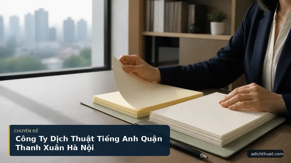 Công Ty Dịch Thuật Tiếng Anh Quận Thanh Xuân Hà Nội