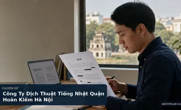 Công Ty Dịch Thuật Tiếng Nhật Quận Hoàn Kiếm Hà Nội