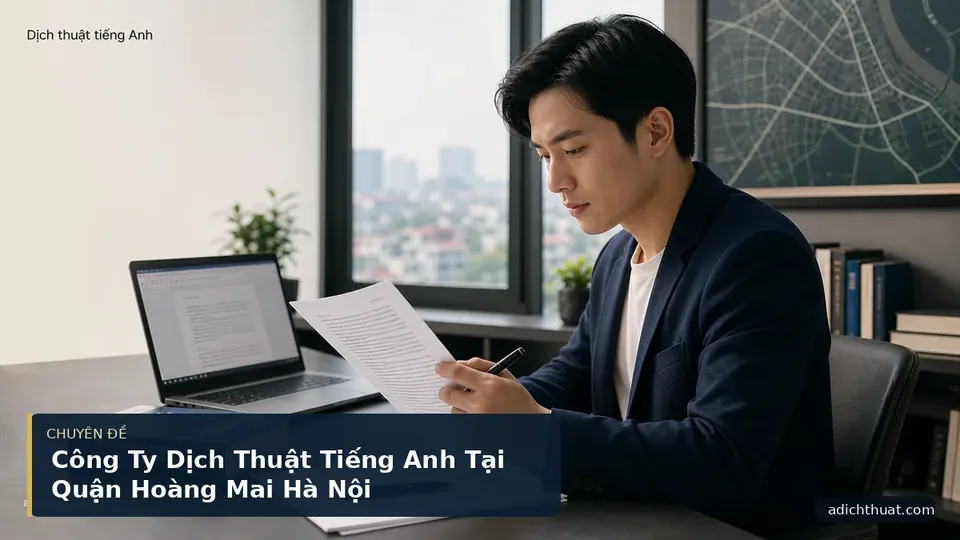 Công Ty Dịch Thuật Tiếng Anh Tại Quận Hoàng Mai Hà Nội