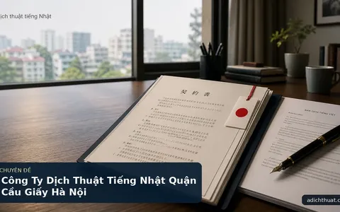 Công Ty Dịch Thuật Tiếng Nhật Quận Cầu Giấy Hà Nội