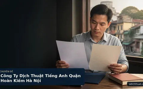 Công Ty Dịch Thuật Tiếng Anh Quận Hoàn Kiếm Hà Nội
