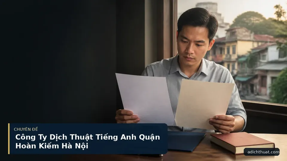 Công Ty Dịch Thuật Tiếng Anh Quận Hoàn Kiếm Hà Nội