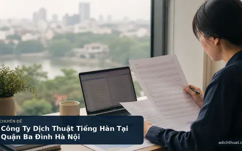 Công Ty Dịch Thuật Tiếng Hàn Tại Quận Ba Đình Hà Nội