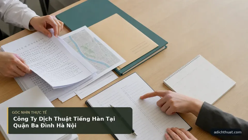 Chi tiết minh họa dịch thuật trong bài Công Ty Dịch Thuật Tiếng Hàn Tại Quận Ba Đình Hà Nội