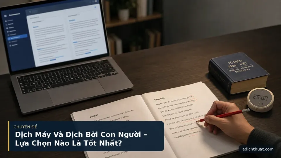 Dịch Máy Và Dịch Bởi Con Người – Lựa Chọn Nào Là Tốt Nhất?