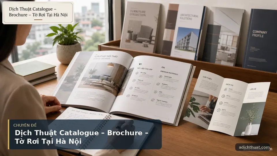 Dịch Thuật Catalogue – Brochure – Tờ Rơi Tại Hà Nội