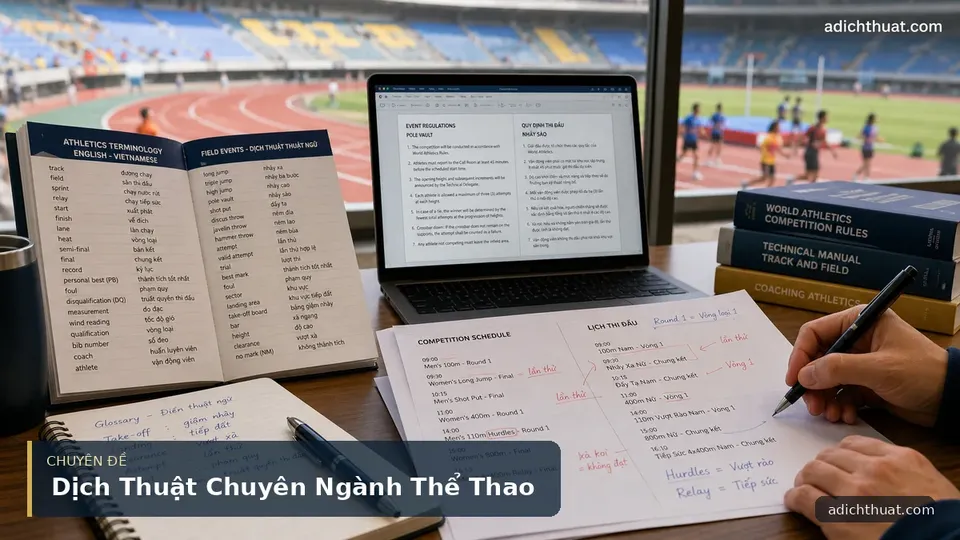 Dịch Thuật Chuyên Ngành Thể Thao
