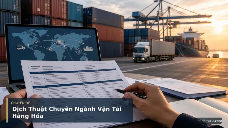 Dịch Thuật Chuyên Ngành Vận Tải Hàng Hóa