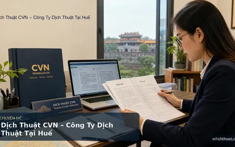 Dịch Thuật CVN – Công Ty Dịch Thuật Tại Huế