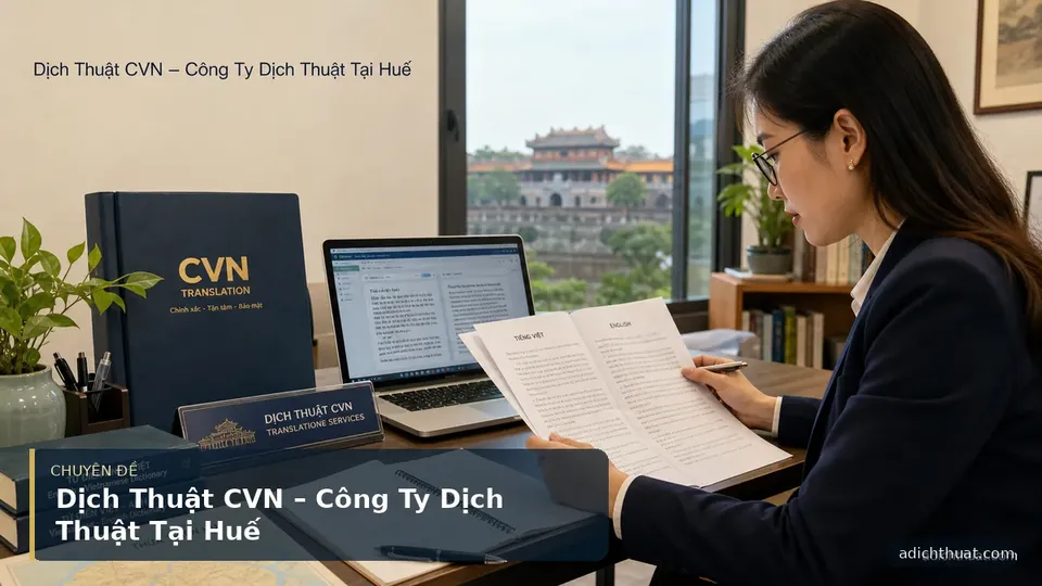 Dịch Thuật CVN – Công Ty Dịch Thuật Tại Huế