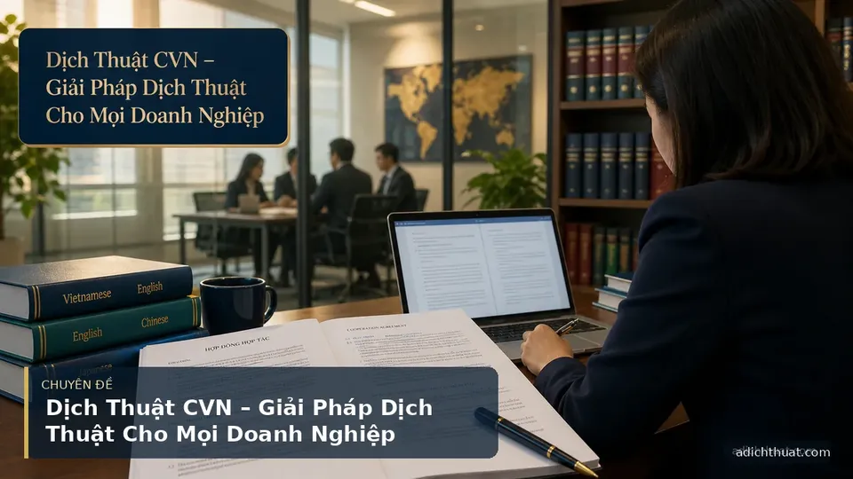 Dịch Thuật CVN – Giải Pháp Dịch Thuật Cho Mọi Doanh Nghiệp