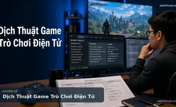 Dịch Thuật Game Trò Chơi Điện Tử