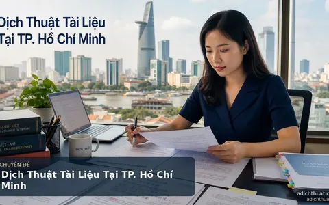 Dịch Thuật Tài Liệu Tại TP. Hồ Chí Minh