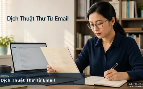 Dịch Thuật Thư Từ Email