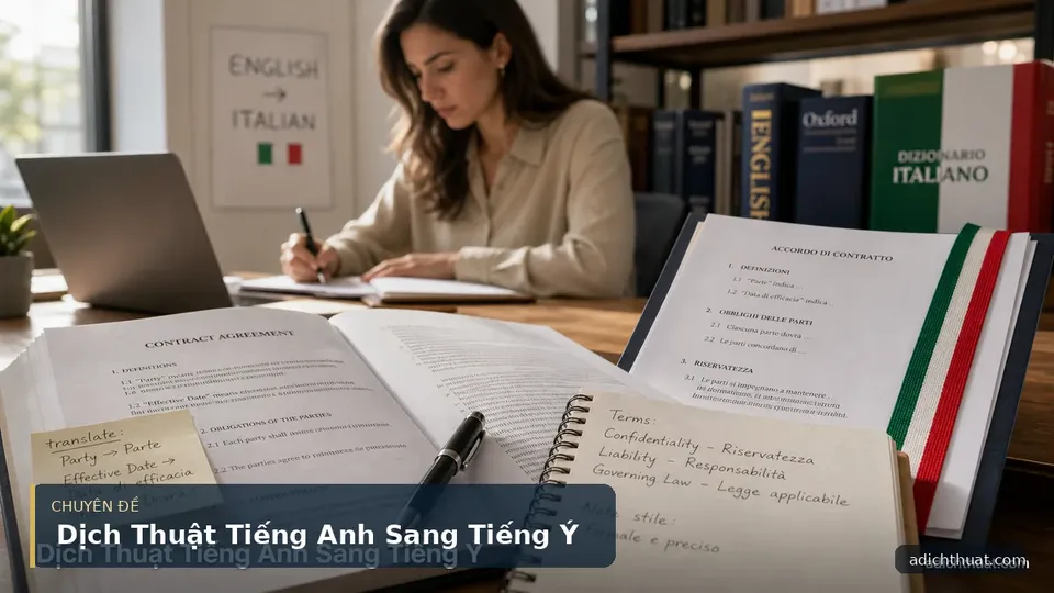 Dịch Thuật Tiếng Anh Sang Tiếng Ý