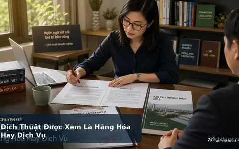 Dịch Thuật Được Xem Là Hàng Hóa Hay Dịch Vụ