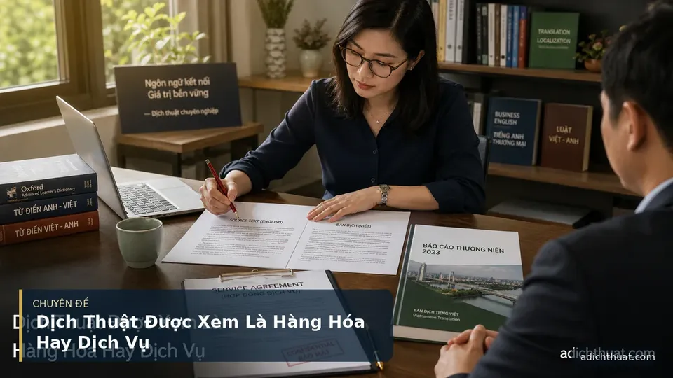 Dịch Thuật Được Xem Là Hàng Hóa Hay Dịch Vụ