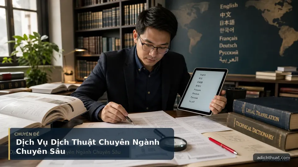 Dịch Vụ Dịch Thuật Chuyên Ngành Chuyên Sâu