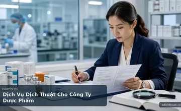 Dịch Vụ Dịch Thuật Cho Công Ty Dược Phẩm