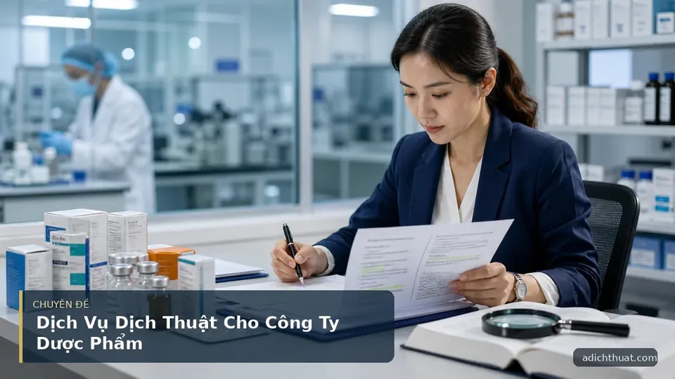 Dịch Vụ Dịch Thuật Cho Công Ty Dược Phẩm
