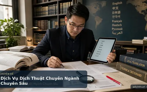 Dịch Vụ Dịch Thuật Chuyên Ngành Chuyên Sâu