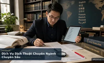 Dịch Vụ Dịch Thuật Chuyên Ngành Chuyên Sâu