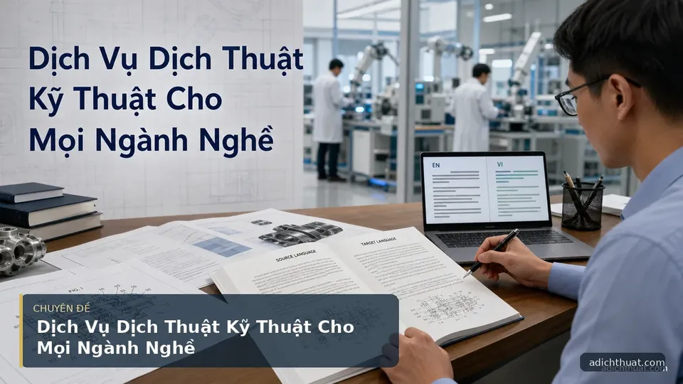 Dịch Vụ Dịch Thuật Kỹ Thuật Cho Mọi Ngành Nghề