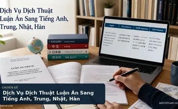 Dịch Vụ Dịch Thuật Luận Án Sang Tiếng Anh, Trung, Nhật, Hàn