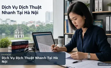 Dịch Vụ Dịch Thuật Nhanh Tại Hà Nội