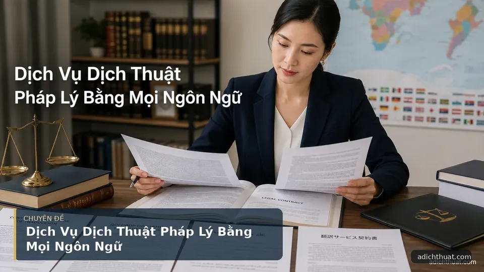 Dịch Vụ Dịch Thuật Pháp Lý Bằng Mọi Ngôn Ngữ