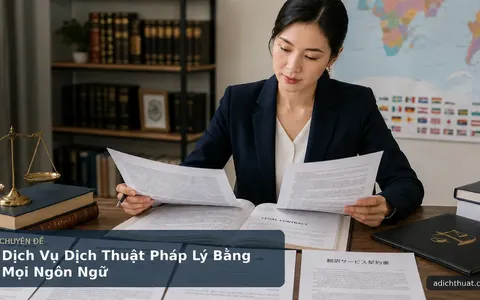 Dịch Vụ Dịch Thuật Pháp Lý Bằng Mọi Ngôn Ngữ