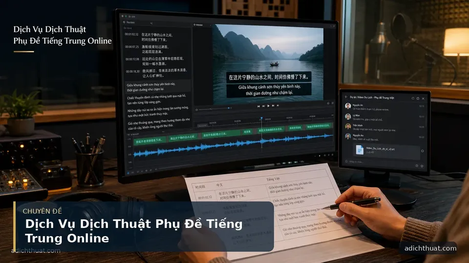 Dịch Vụ Dịch Thuật Phụ Đề Tiếng Trung Online