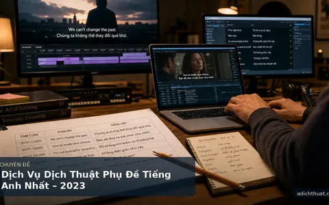 Dịch Vụ Dịch Thuật Phụ Đề Tiếng Anh Nhất – 2023