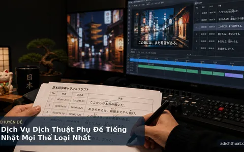 Dịch Vụ Dịch Thuật Phụ Đề Tiếng Nhật Mọi Thể Loại Nhất