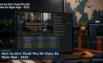 Dịch Vụ Dịch Thuật Phụ Đề Video Đa Ngôn Ngữ – 2023