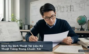 Dịch Vụ Dịch Thuật Tài Liệu Kỹ Thuật Tiếng Trung Chuẩn Xác