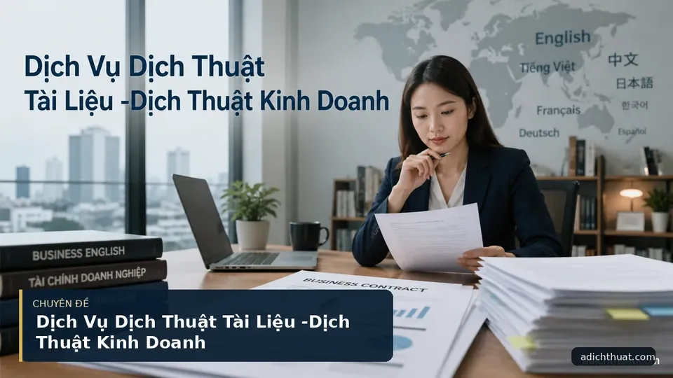 Dịch Vụ Dịch Thuật Tài Liệu -Dịch Thuật Kinh Doanh