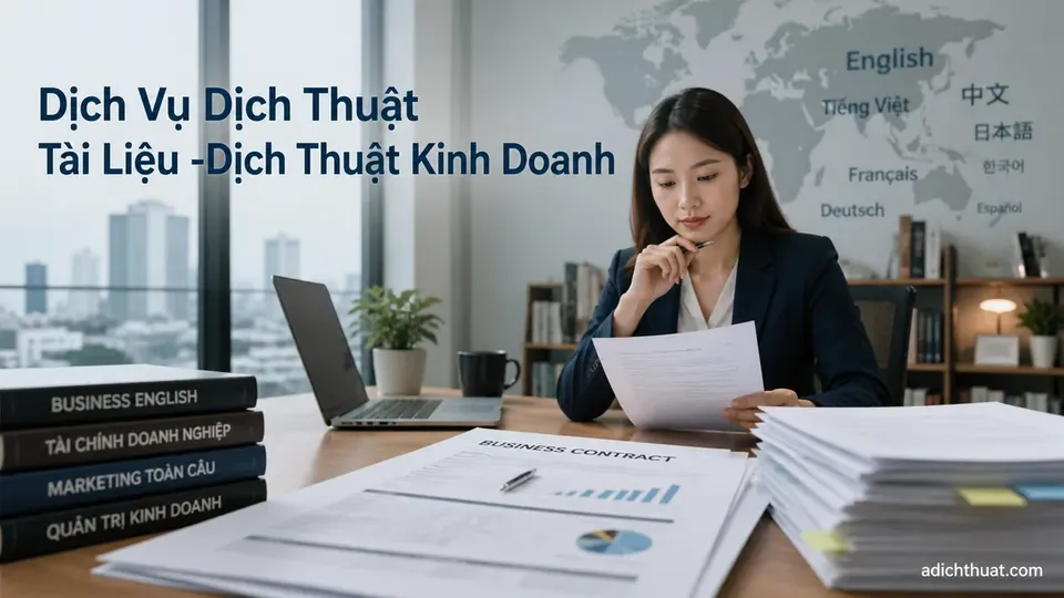 Dịch Vụ Dịch Thuật Tài Liệu -Dịch Thuật Kinh Doanh — hình minh họa dịch thuật