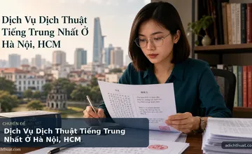Dịch Vụ Dịch Thuật Tiếng Trung Nhất Ở Hà Nội, HCM