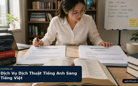 Dịch Vụ Dịch Thuật Tiếng Anh Sang Tiếng Việt