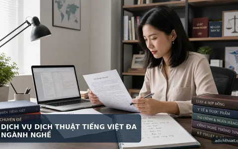 DỊCH VỤ DỊCH THUẬT TIẾNG VIỆT ĐA NGÀNH NGHỀ