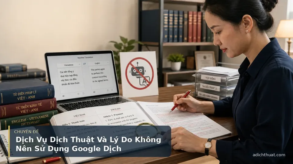 Dịch Vụ Dịch Thuật Và Lý Do Không Nên Sử Dụng Google Dịch